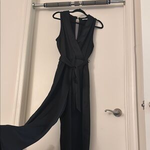 Elegant Black Sleeveless Jumpsuit